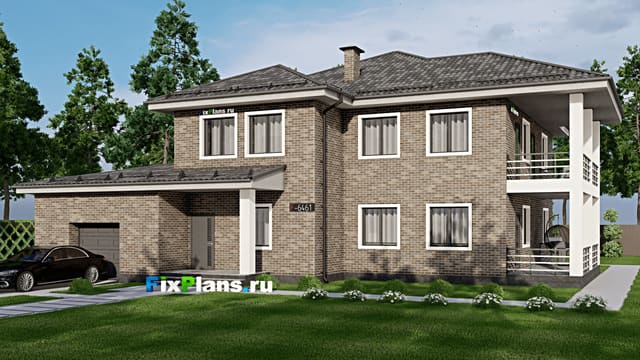 Двухэтажный дом F-6461